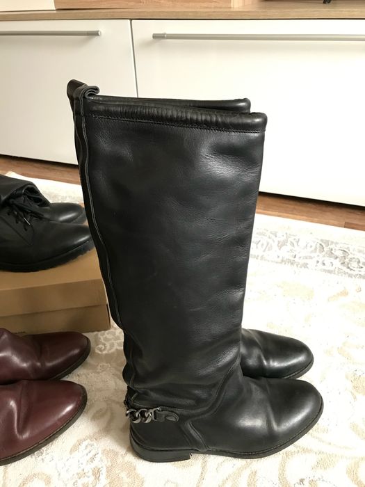 Сапоги из натуральной кожи