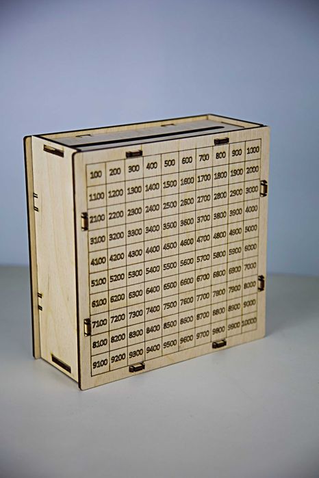 Деревянная копилка из тик тока на 500 тысяч тенге