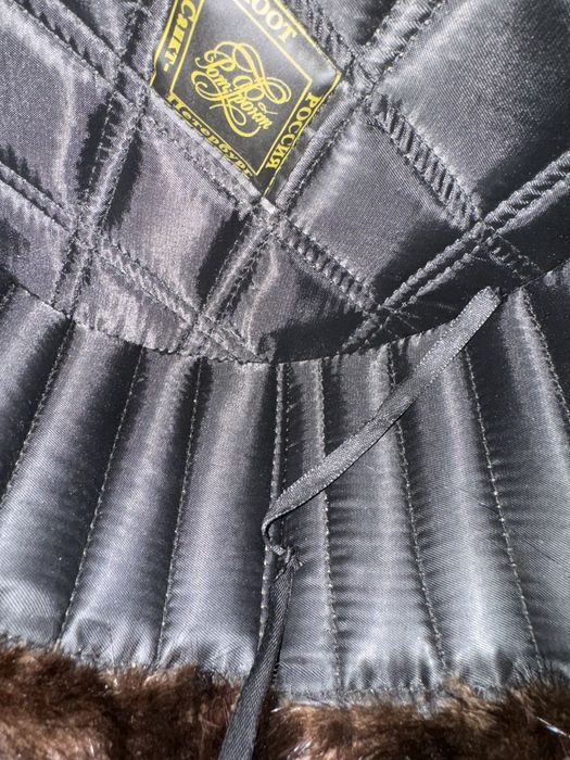 Норковая шапка мужская