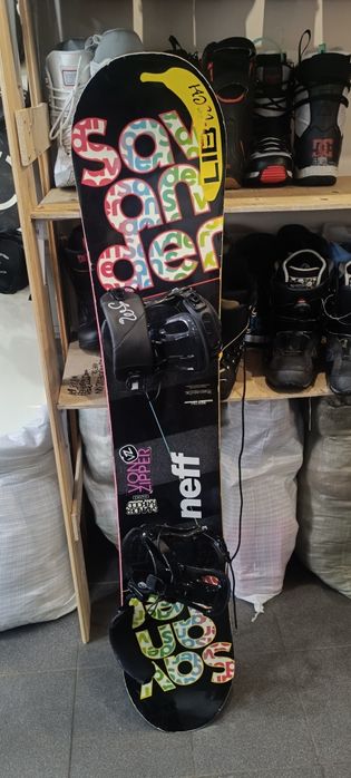 Сноуборд с быстросъёмные крепления