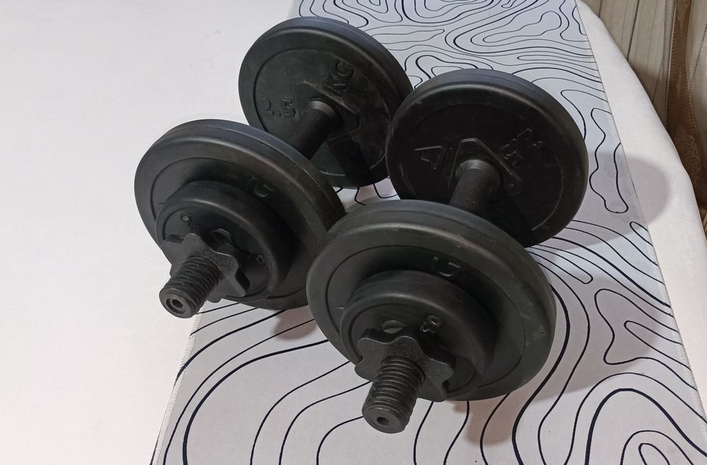 Гантели 14 кг общий вес разборные