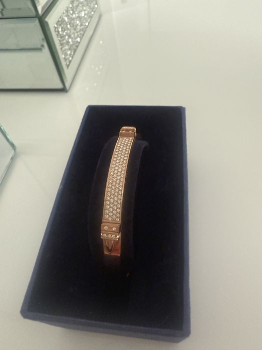 Гривна Swarovski розово злато