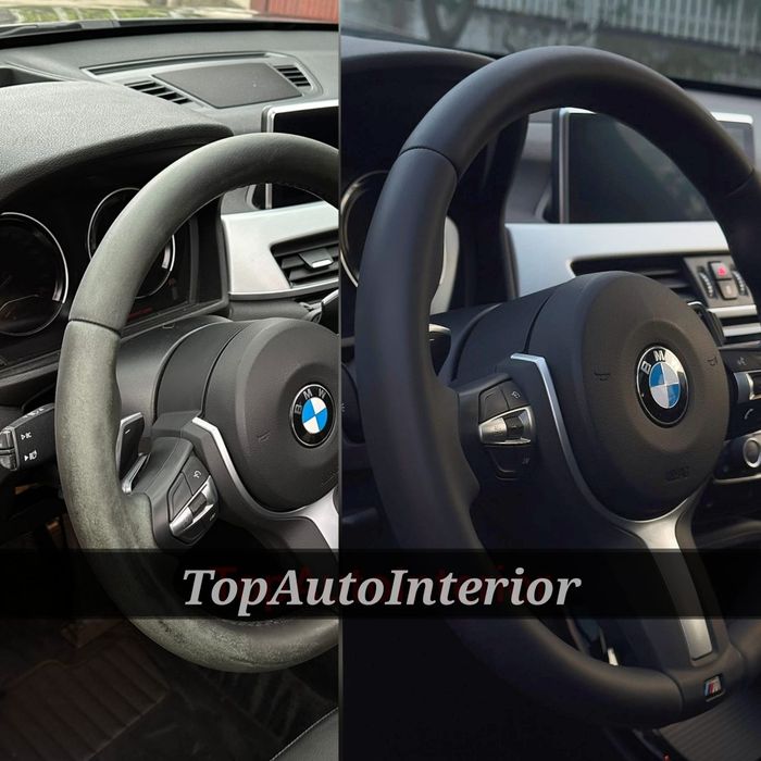 VOPSIM PIELE AUTO Volane Scaune Vopsit Cotiere Plastice BORD Fete Usi