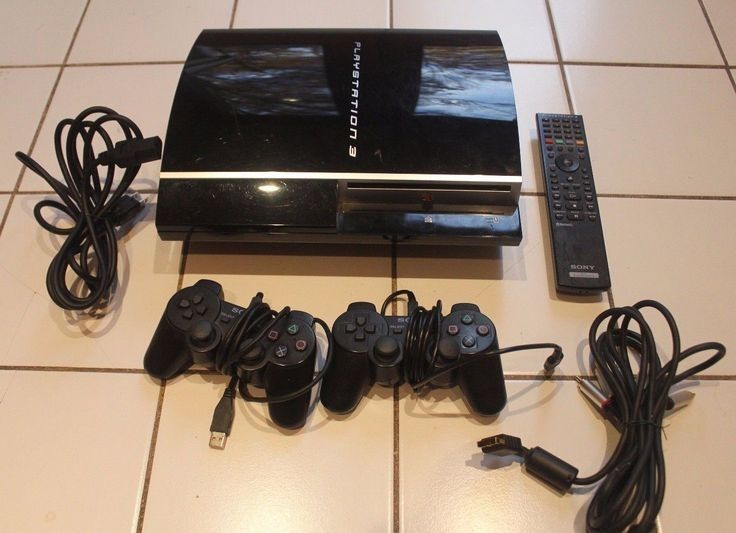 PlayStation 3 FAT + 12 игр + 4 джойстика