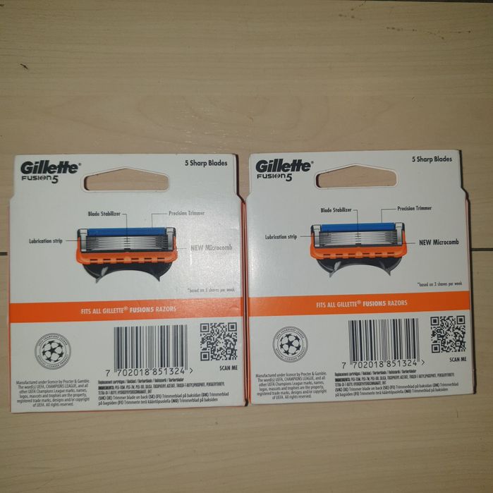 Set 16 ECONOMIC  rezerve Gillette Fusion 5 sigilat