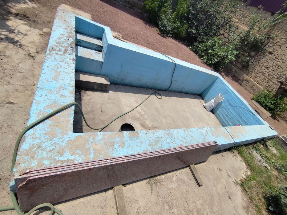 Обшивка бассейнов ПВХ Пленкой , basseyn remont ishlari,