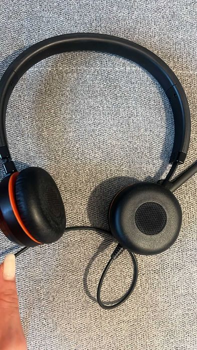 Casti JABRA Evolve 20 UC Stereo, telecomanda USB Certificate Microsoft