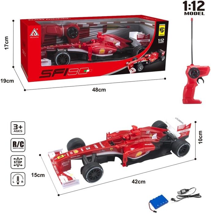 Shuangfeng Ferrari F1
(SF190) в масштабе 1:12.