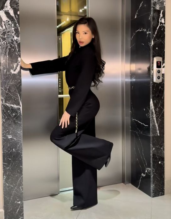 Комбенезон, базовый, черный