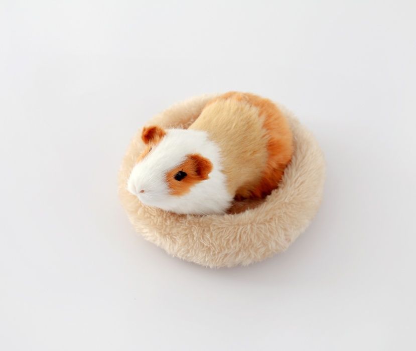 Кръгло плюшено легло за хамстери, чинчили, морски свинчета