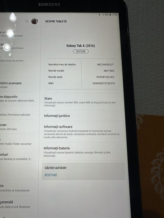 Tableta samsung si lenovo