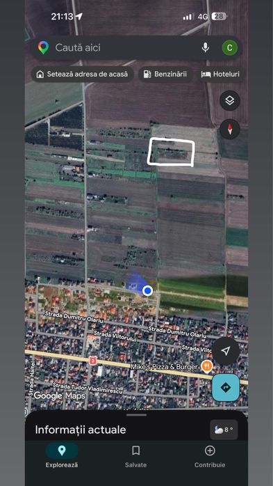 Teren intravilan 4000m Valu lui traian