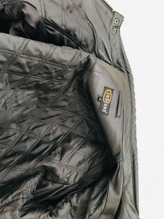 Черно стилно кожено яке