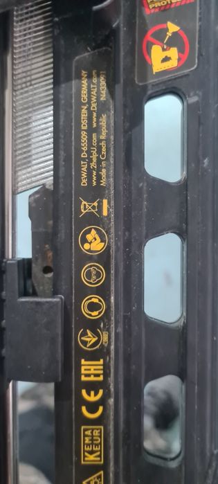 Pistol cuie dewalt 18v