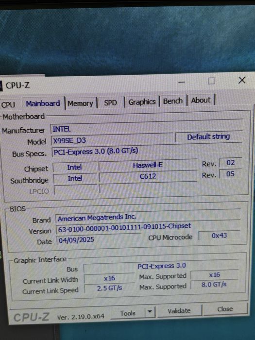 Комплект Xeon e5 2678v3/Ram 16Gb/X99SE
