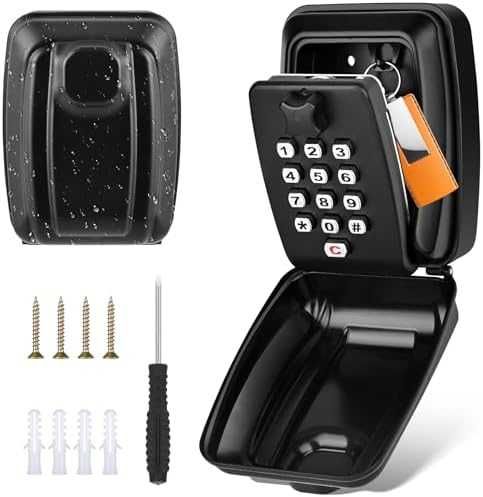 Нова стенна кутия за ключове с голям капацитет и 12-цифрова комбинация