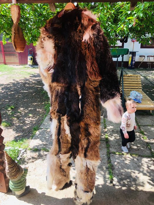 Costum piele naturala krampus