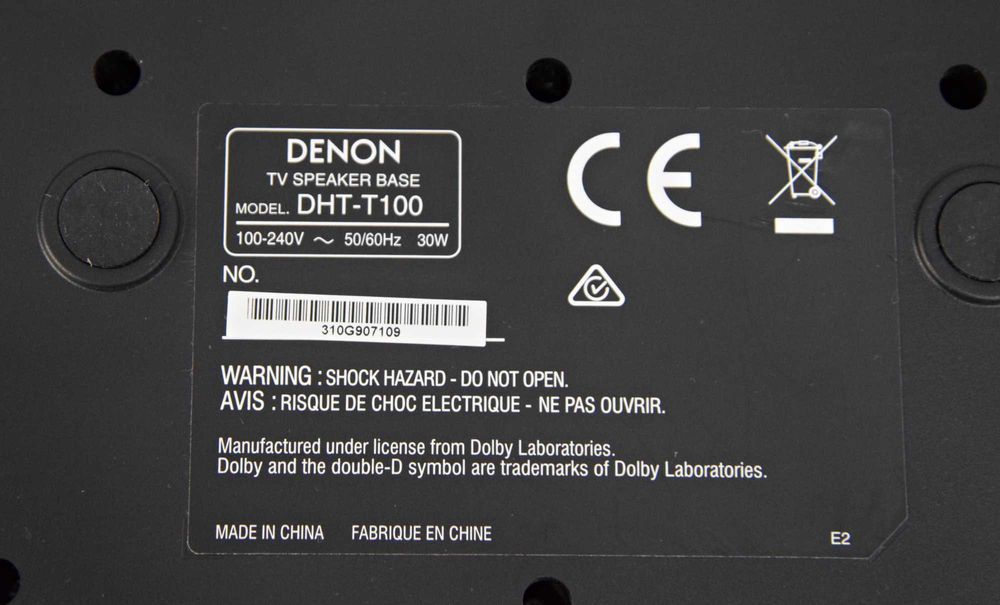 Soundbar Denon DHT-T 100, Bluetooth