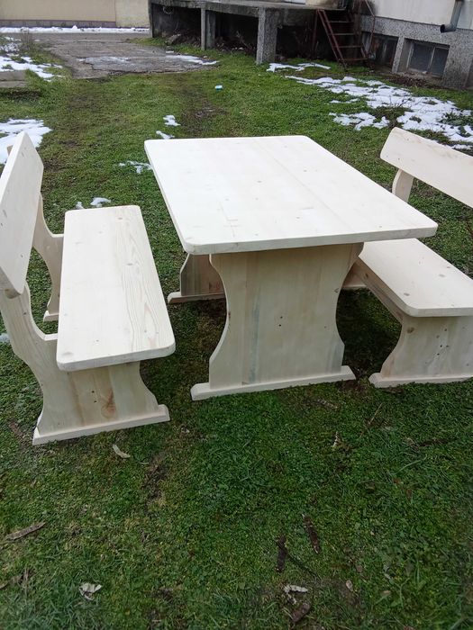 Комплект маса и пейки 120см/80