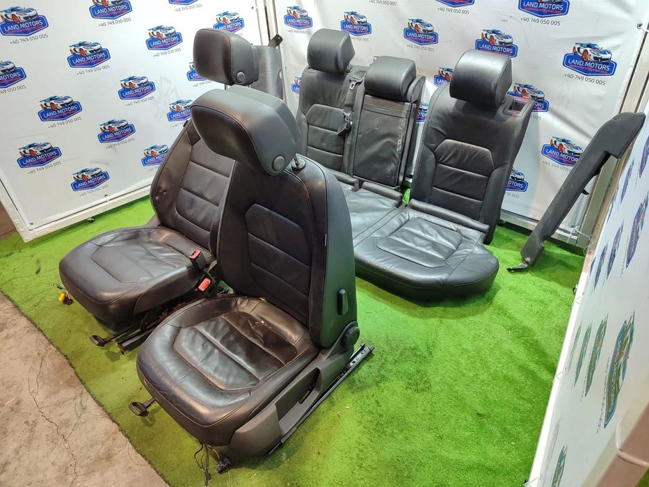 INTERIOR PIELE / SCAUNE + BANCHETE VW PASSAT B7 BlueMotion 2.0 DIESEL 2014 / BERLINA 2010-2014