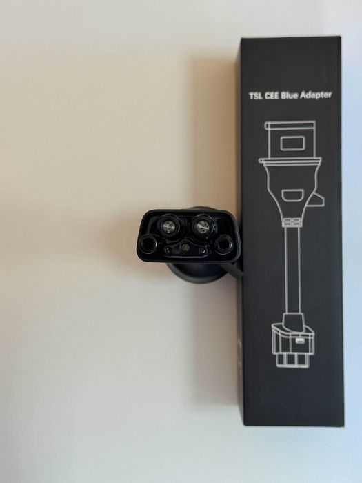 32A Blue CEE Адаптер Към Tesla – До 7,4 kW Бързо Монофазно Зареждане