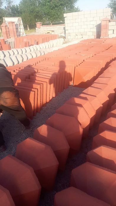 Тумба козырёк Бордюр шлакоблок