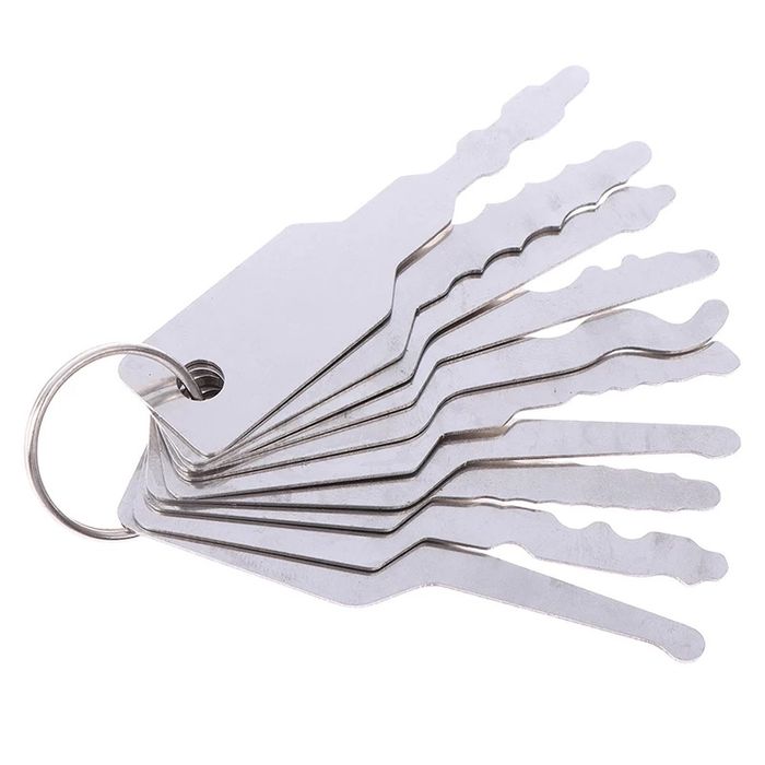 Set 10 chei deblocare usi butuc key universale