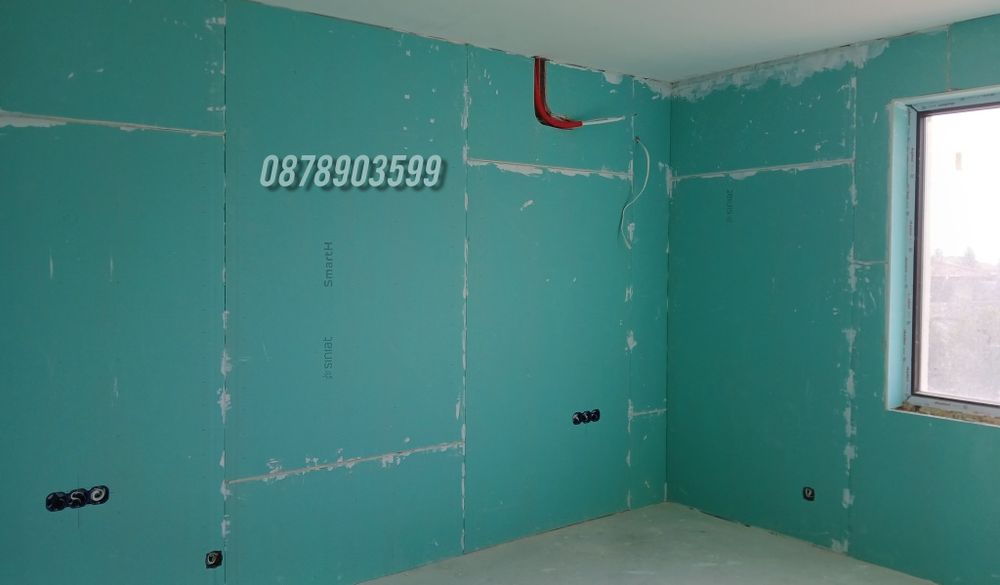 Монтаж на гипсокартон