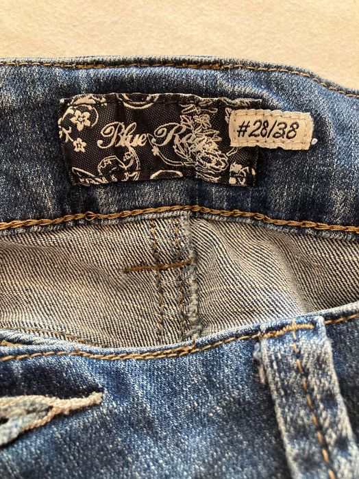 Дамски сини дънки