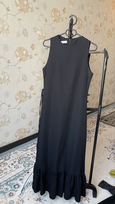 Вечерная черная платья