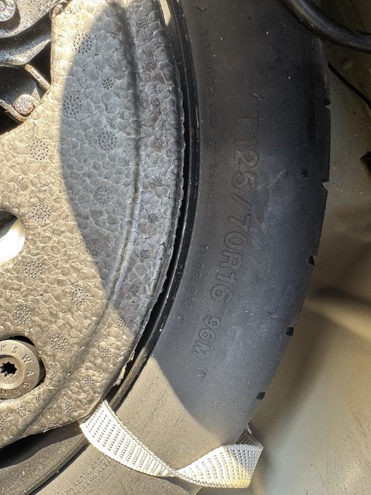 Roata rezerva slim R16 vw golf passat tiguan sharan polo audi a3 skoda