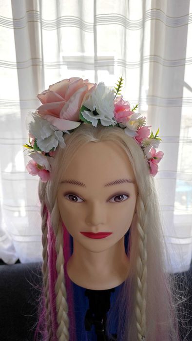 Ръчно изработена диадема за Лазаровден