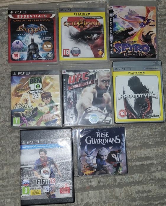 Диски Sony playstation 3и ps4