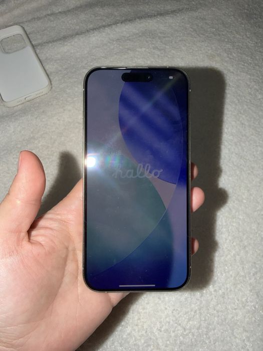 Iphone 15 pro silver 256 gb