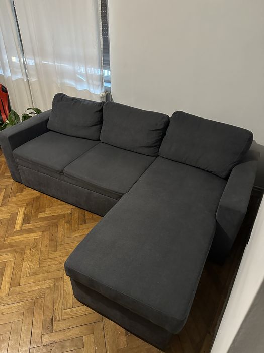 Canapea Extensibila tip Coltar cu lada