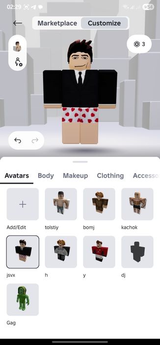 Roblox аккаунт 2024