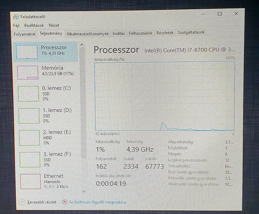 Pc Gaming I7 8700, Gtx 1070 8gb, 24gb ram  640Gb ssd, 1 Tb hdd