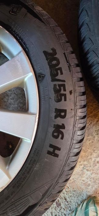 Jante Aliaj Originale VW  + Anvelope All-Season (Continental/Goodyear) - Set complet