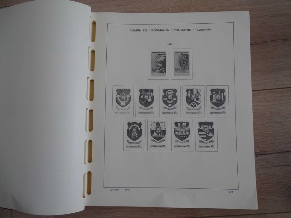 Romania 1980-1989 - Album pentru timbre gol (Lot 74)