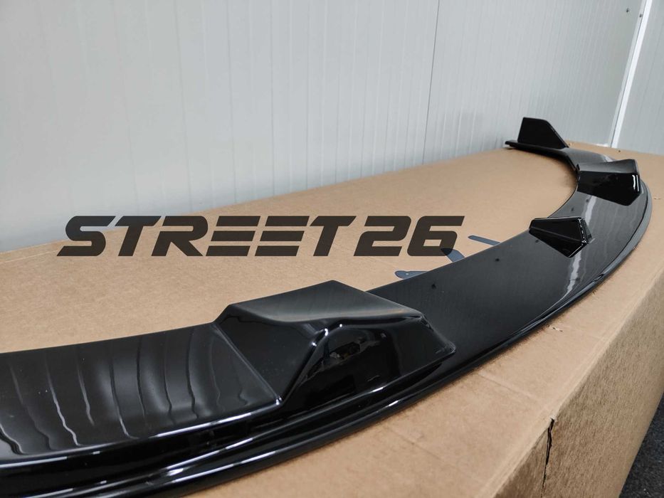Prelungire Lip Bara Fata BMW Seria 5 E60 E61 (2003-2010) Negru Lucios
