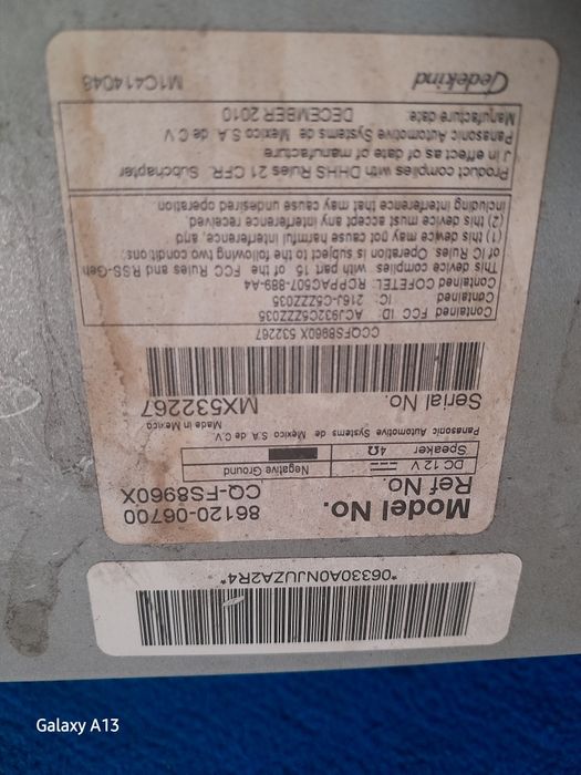 Продам магнитола от камри