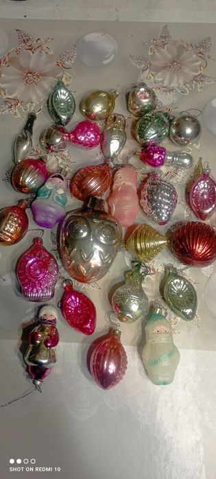 Ёлочные игрушки советские