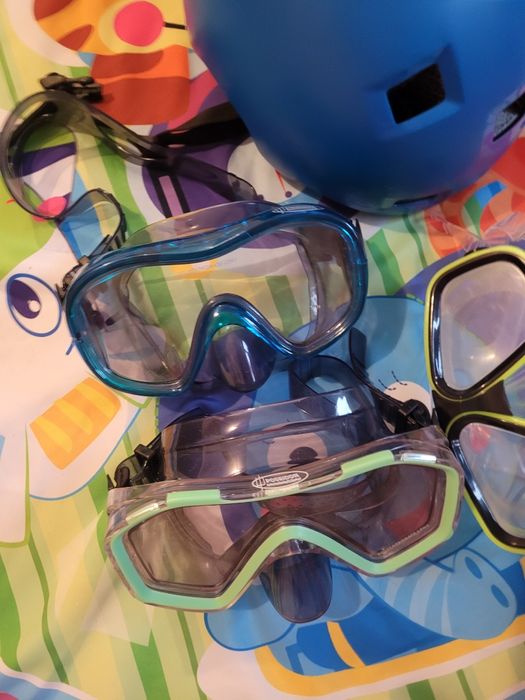 Lot accesorii ski copii casca/ochelari