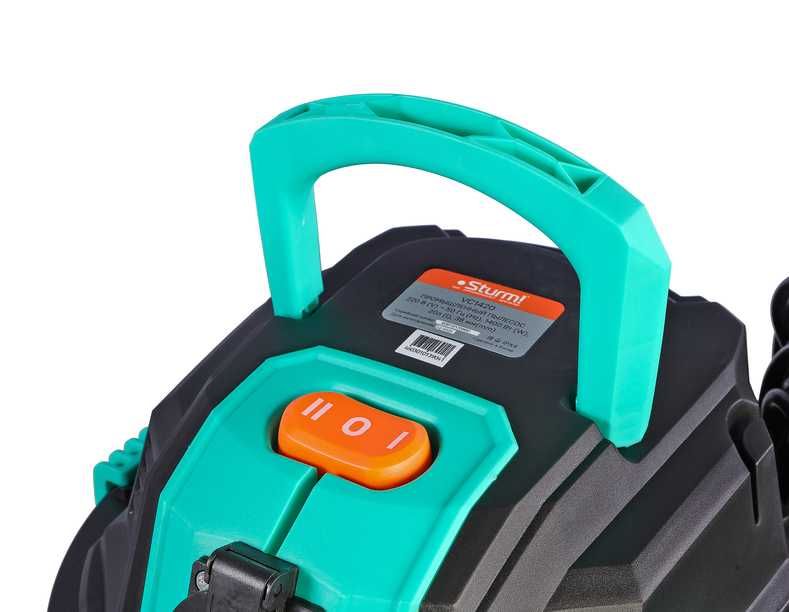 Промышленный пылесос 20л. 1400Вт.Синхр.Самоочистка.Защита.Шл2,5Каб4,5