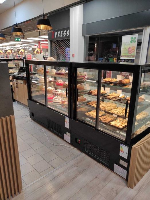 Vitrină cofetărie patiserie VDL 158A geam drept / NOU / Profesional