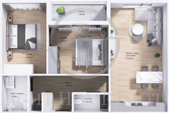 Продава се Тристаен апартамент в Пловдив, Каменица 2 - 98 кв.м за 1446 €/кв.м - Снимка #5