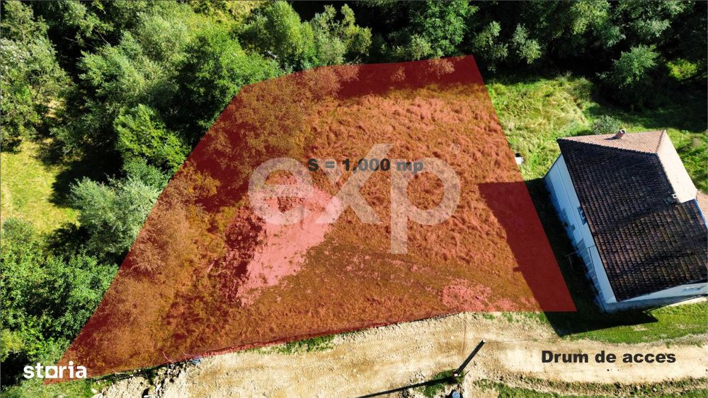 Teren intravilan 1.000 mp in Zarnesti – zona linistita