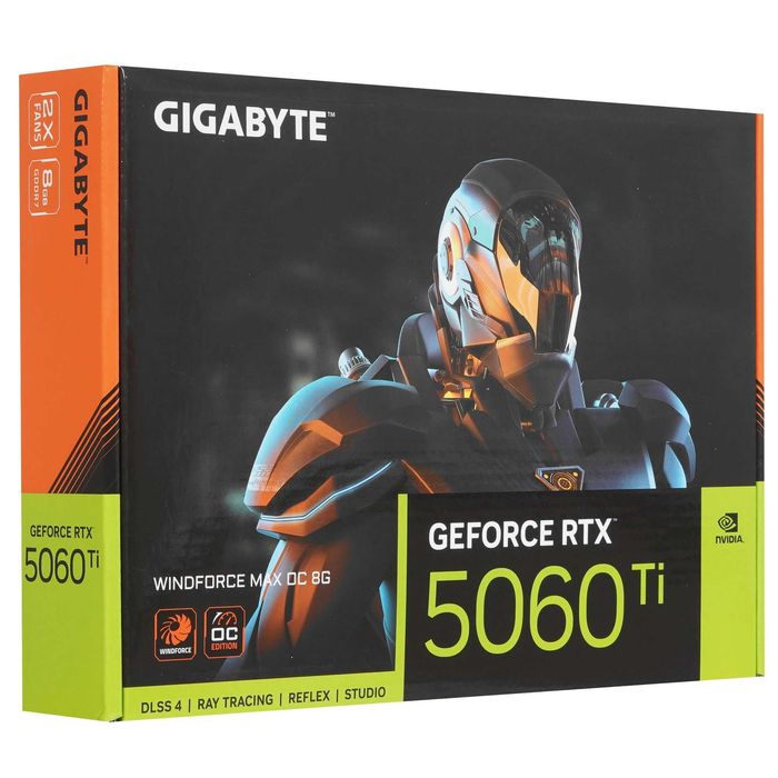 ; Видеокарта GIGABYTE RTX5060Ti 8GB windforce max OC