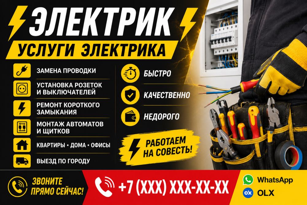 Услуги электрика