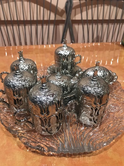 Set  de tuică și cafea din cupru